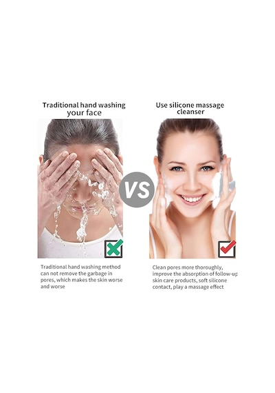 Silikon Yüz Temizleyici, Kadınlar Ve Erkekler İçin Yüz Temizleme Peeling Fırçası, Manuel Yüz Temizleme Fırçası, Yüz Yıkama Fırçası, Temizleme Ve Peeling İçin Eksfoliyatör Yüz Masajı Beyaz Silikon Yüz Temizleyici, Kadınlar Ve Erkekler İçin Yüz Temizleme Peeling Fırçası, Manuel Yüz Temizleme Fırçası, Yüz Yıkama Fırçası, Temizleme Ve Peeling İçin Eksfoliyatör Yüz Masajı Beyaz