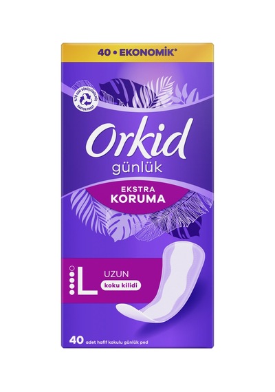 Orkid Günlük Ped Extra Koruma Uzun 40'lı - 4 Adet Tarı