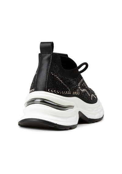 Deery Kadın Siyah Taş Detaylı Sneaker Ayakkabı - 26303zsyhp01 Siyah