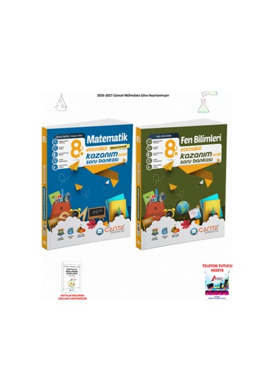 Çanta 8. Sınıf Lgs Matematik Ve Fen Bilimleri 2 Kitap Seti