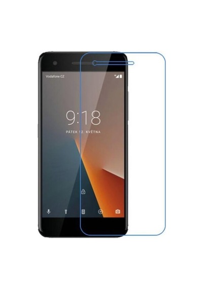 Vodafone Smart V8 Nano Kırılmaz Cam Ekran Koruyucu Şeffaf