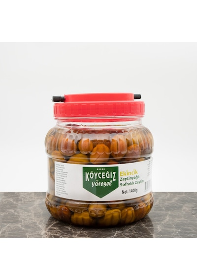 Köyceğiz Yöresel Ekincik Sofralık Zeytin 1400 G