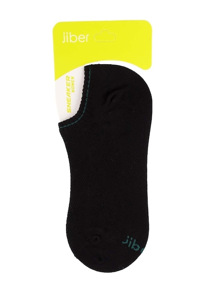 Jiber Erkek Bambu Likralı Sneaker Çorap 7051 - 12 Adet Siyah