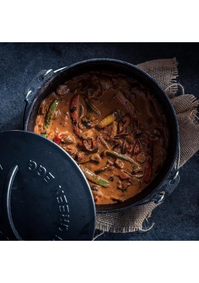 Big Green Egg Döküm Demir Güveç Tencere 27 Cm
