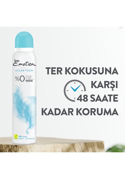 Emotion Ocean Fresh Kadın Sprey Deodorant 200 ML