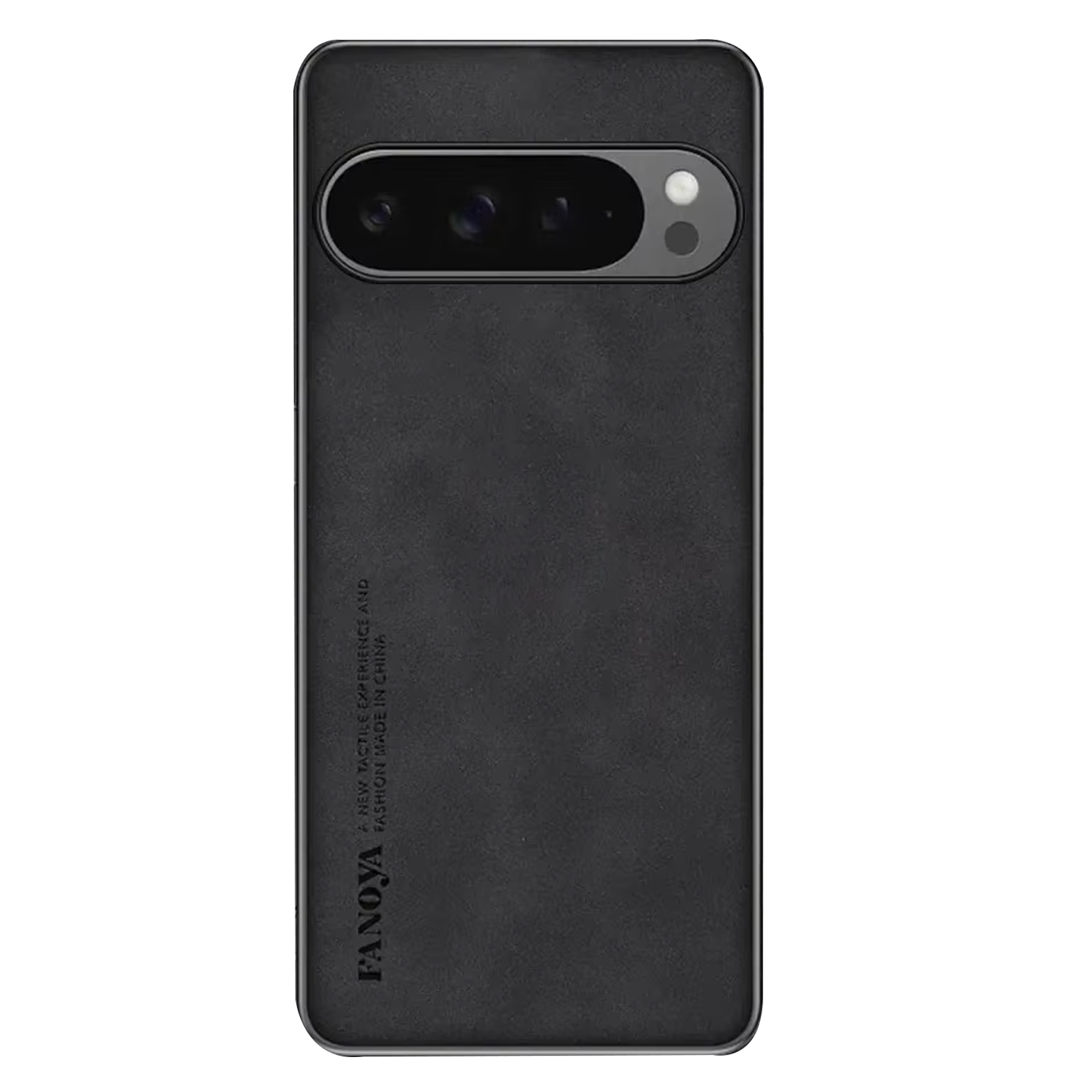 Microcase Google Pixel 10 Pro İçin Luxury Leather Series Deri Desenli Plastik Koruma Kılıf - Al8125 Siyah