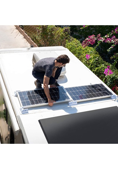 2K Abs Solar Güneş Paneli Montaj Braket Seti 6 Parça