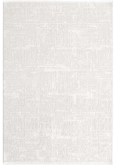 Enti Akik 8610 Krem Halı Kilim Salon Mutfak Kesme Yolluk Dokuma Krem
