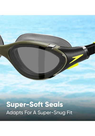 Speedo Biofuse 2.0 Polarised, Dalgıç Gözlüğü, Açık Gri