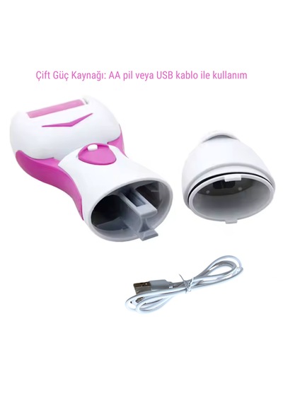 Elektronik Topuk Törpüsü Pilli Ve Usb İle Çalışabilir Pembe Renk