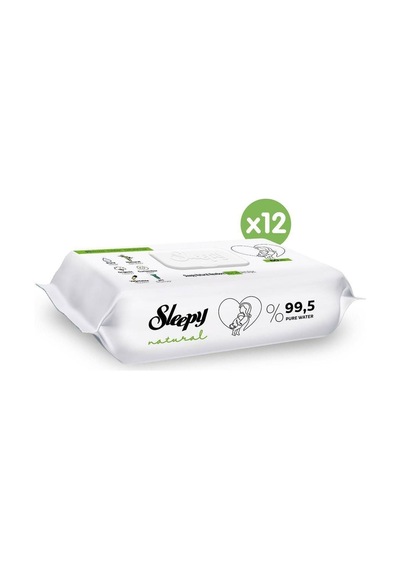 Sleepy Natural Yenidoğan Islak Bebek Bakım Havlusu 12X60 (720 Yaprak)