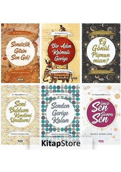 İslam Bilginleri Serisi Seti - 6 Kitap Takım - Hatice Kübra İpek - Çelik Yayınevi