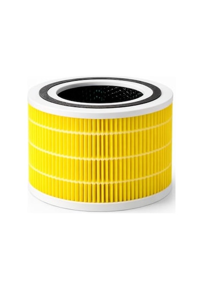 Levoit Core 300, Core 300s Air Purifier Uyumlu Hepa + Karbon Filtre - Pet-evcil Hayvan Sarı
