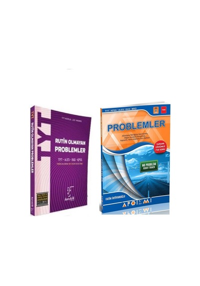 Apotemi Problemler Ve Karekök Tyt Rutin Olmayan Problemler Soru Bankası 2 Kitap Set