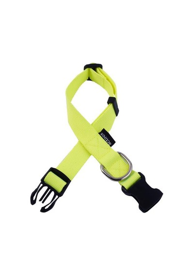 Actirex Neon Yumuşak Doku Ayarlanabilir Köpek Boyun Tasma Yellow Sarı