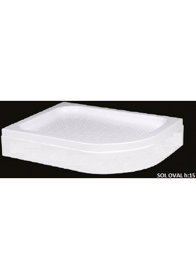 Alika Asimetrik Sağ Sol H15 Panelli Duş Teknesi 100 x 120