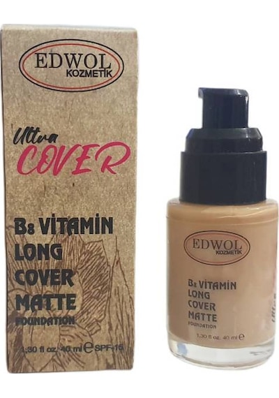 Edwol Long Cover Matte Foundation G183 Light
