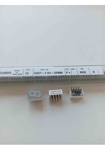 Hdsp-f101-ef000 Kırmızı 7 Segment Anot Trimer Display 3 Adet