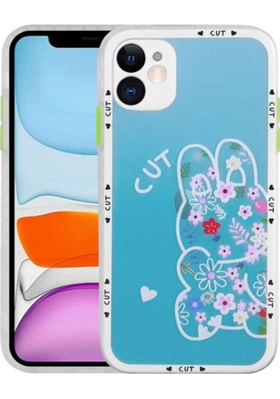 Apple Uyumlu iPhone 11 Kılıf Kamera Korumalı Desenli Sert Zore Hess Kapak NO2