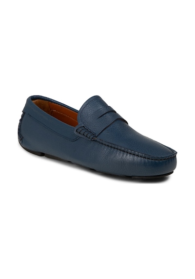 Deery Erkek Hakiki Deri Mavi Loafer Penny - E0920mmvıc01