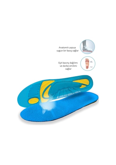 Gel Comfort GC13 Yumuşak Jel, Rahat, Konfor, Sneaker Ayakkabı Tabanlık