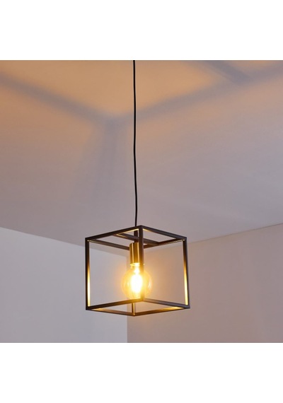 Riolight Modern Küp Metal Sarkıt Avize 25Cm X 25Cm