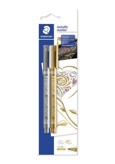 8323s Bk2 Metalik Markör 2'li Set Diğer