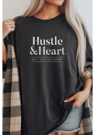 Freedom Store Unisex Oversize 24/1 Süprem Kumaş Penye Baskılı Tişört Pamuklu Ribanalı Bisiklet Yaka Kısa Kollu Siyah