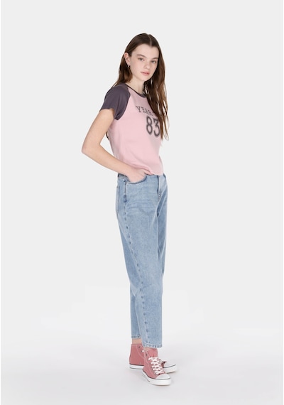 Colin's Colins 855 Fıona Barrel Fit Kadın Mavi Jean Pantolon Cl1075182 Q1.v1 Dn44388 Denim