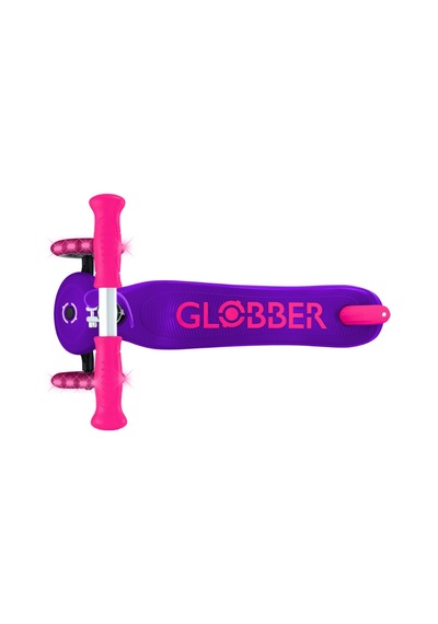 Globber Primo Plus Işıklı Scooter - Neon Pembe
