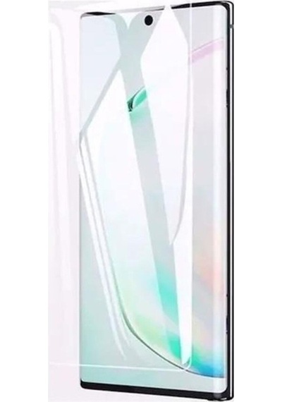 Samsung Galaxy Uyumlu S21 Plus Temperli Kavisli Ekran Koruyucu Tam Ekran