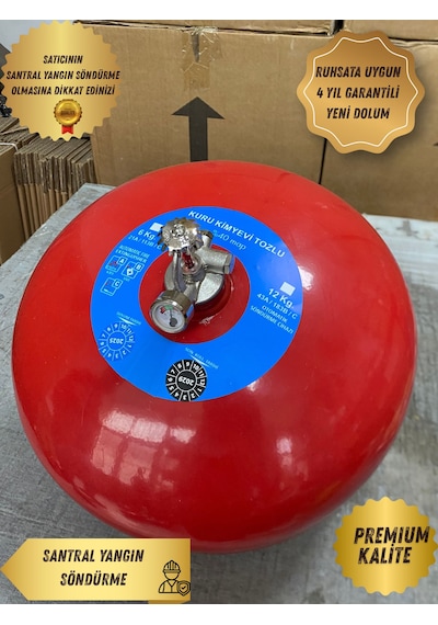 12 Kg Sprinkerli Tavan Tipi Abc Tozlu Otomatik Yangın Tüpü