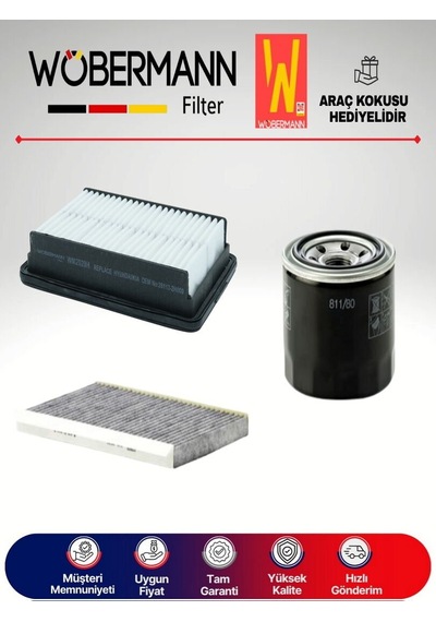 Wöbermann Hyundai İ30 1.6 Filtre Bakım Seti 2008-2011 3K