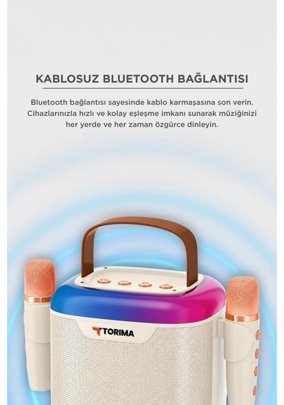 Özel Üretim Bluetooth Hoparlör D51 Beyaz Müzik Kablosuz Set Ses Aracı