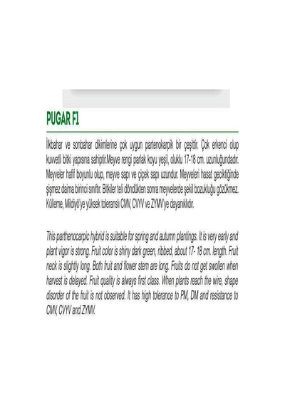 Agrodal Tarım Hibrit Asma Salatalık Pugar-f1 10 Adet Tohum Sku: Smgstk56555d8770 Açık Gri