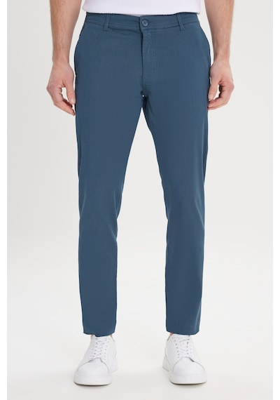 Ac&Co / Altınyıldız Classics Slim Fit Dar Kesim Yan Cep Pamuklu Esnek Chino Erkek Pantolon - Petrol Ac&Co / Altınyıldız Classics Slim Fit Dar Kesim Yan Cep Pamuklu Esnek Chino Erkek Pantolon - Petrol
