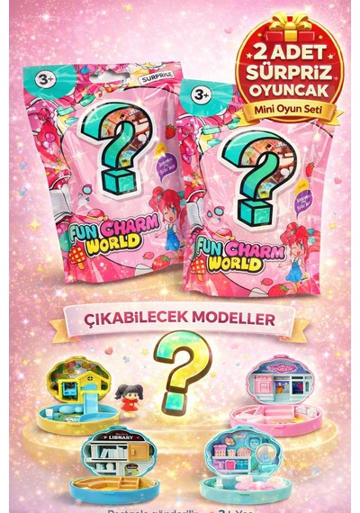 2 Adet Sürpriz Dolhouse Oyuncak