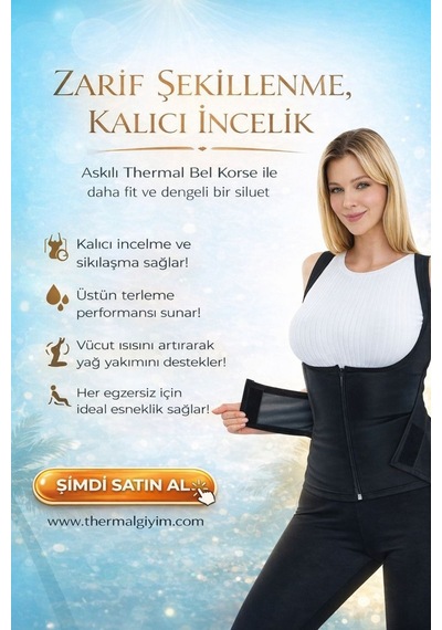 Sıklaştırıcı Ve Toparlayıcı 2 Beden İnce Görünüm Sağlayan Sırt Destekleyici Askılı Termal Korse Siyah - 814950990 Siyah - 814950990 Siyah Sıklaştırıcı Ve Toparlayıcı 2 Beden İnce Görünüm Sağlayan Sırt Destekleyici Askılı Termal Korse Siyah - 814950990 Siyah - 814950990 Siyah