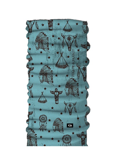 Pirate & Parrot Indian Unisex Bandana Çok Renkli