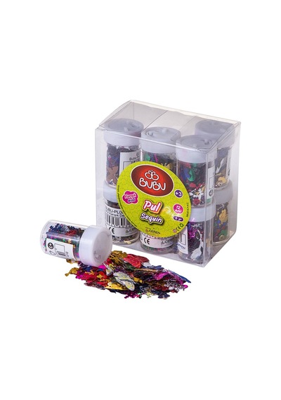 Bu-bu Pul Karışık Desen 6 Gr Bubu-pl0002 Çok Renkli