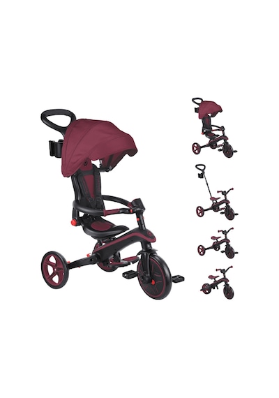 Globber Explorer 4in1 Katlanabilir Bisiklet - Bordo Bordo