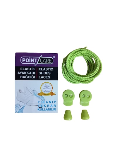 Point Care Akıllı Kilitli Elastik Ayakkabı Bağcık 100 Cm
