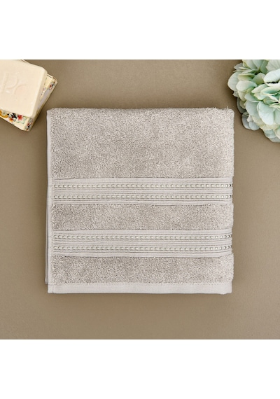 Soft Lapa Yüz Havlusu - Gri - 50x90 Cm Renkli