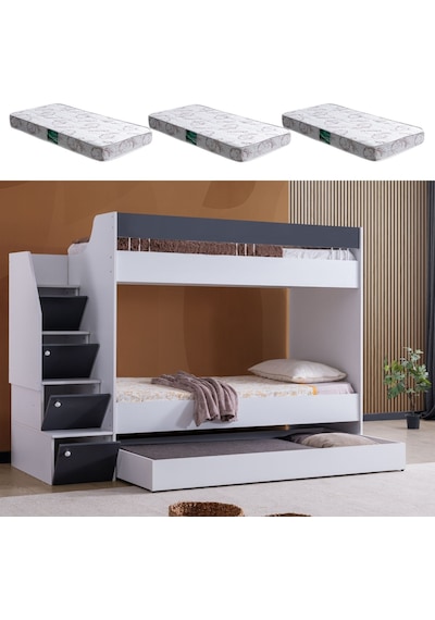 Ranza, Martin Yavrulu Ranza - Antrasit 3 Adet Comfort Yatak 240 CM