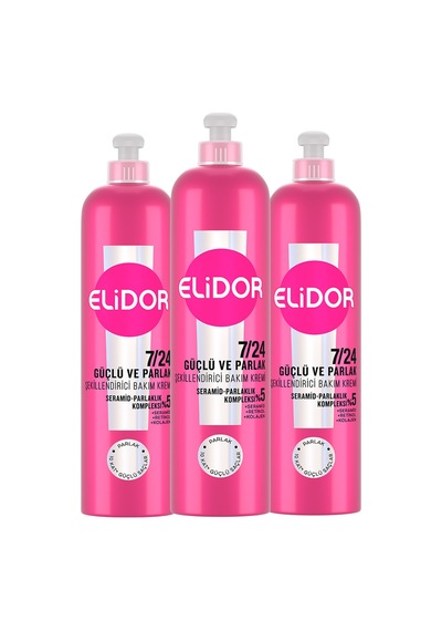 7/24 Şekillendirici Saç Bakım Kremi Güçlü Ve Parlak 240 Ml X3