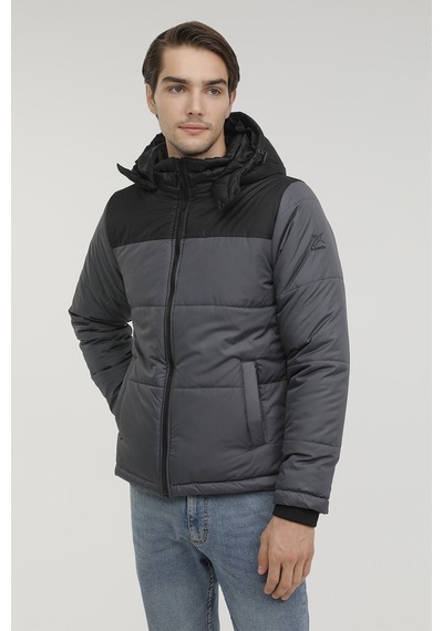 M-arny Coat 2pr Gri Erkek Kısa Mont Gri