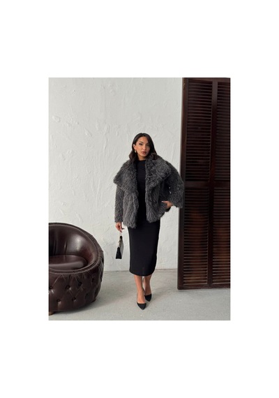 Verymoda Peluş Kaban F2040 Gri