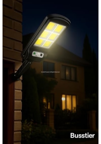 Güneş Enerjili Sensörlü Solar Led Lamba 72 Led Hareket Algılayıcılı Dış Mekan Duvar Aydınlatması Su Geçirme