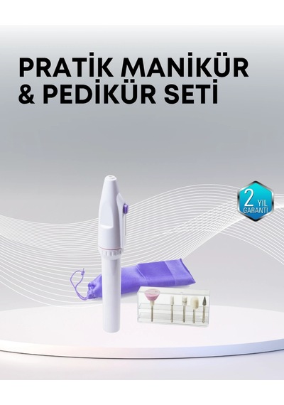 Hubrendy Tekno Profesyonel Tırnak Matkap Seti Ayarlanabilir Hız, Düşük Gürültü Ve Kompakt Tasarım