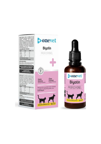 Onevet Biotin Damla 50 Ml Kedi Ve Köpekler İçin Deri Ve Tüy Sağlığı Tamamlayıcı Vtamin Takviyesi Şurup